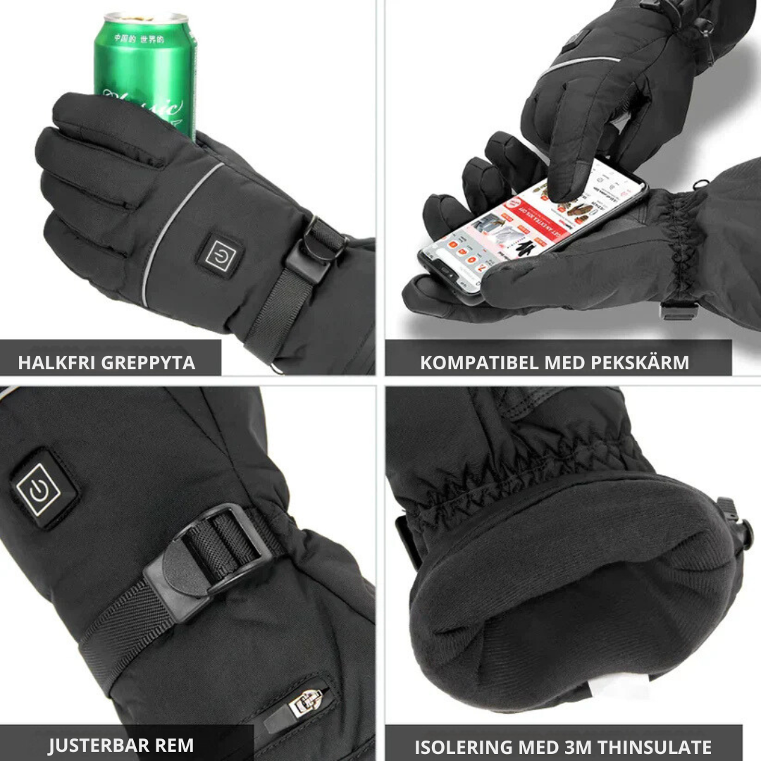 HeatGloves™ - Elektriskt Uppvärmda Handskar + GRATIS Självuppvärmande Strumpor